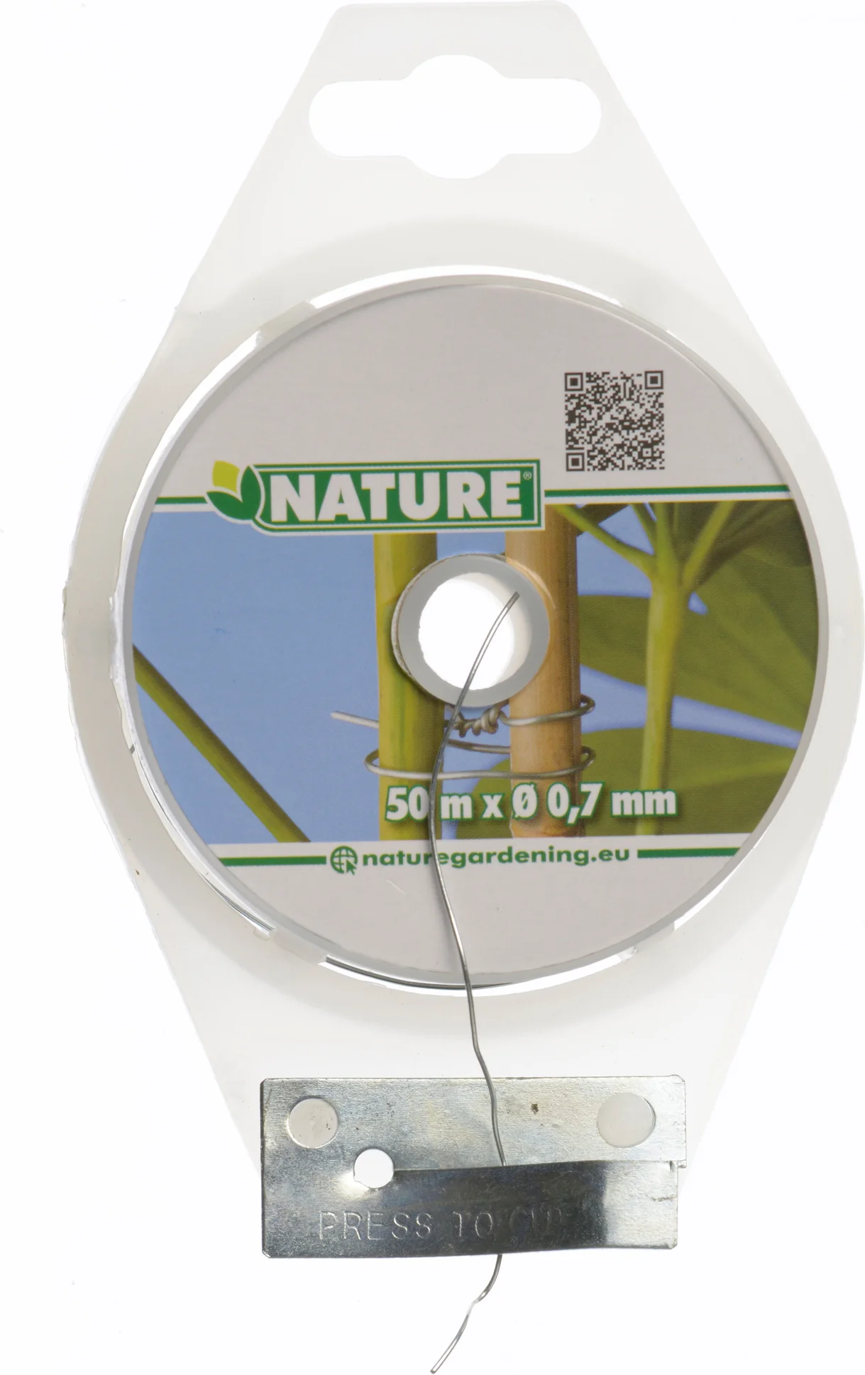 Nature binddraad verzinkt Ø0,7mmx50m