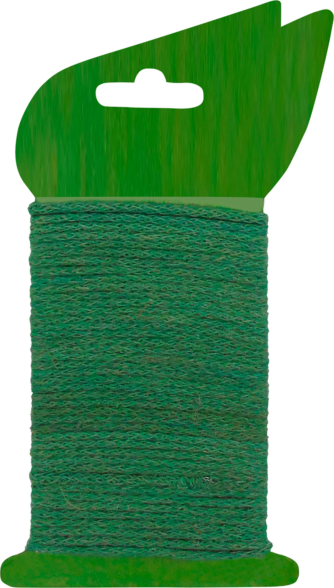 Nature jute touw met ijzeren kern groen 5 m