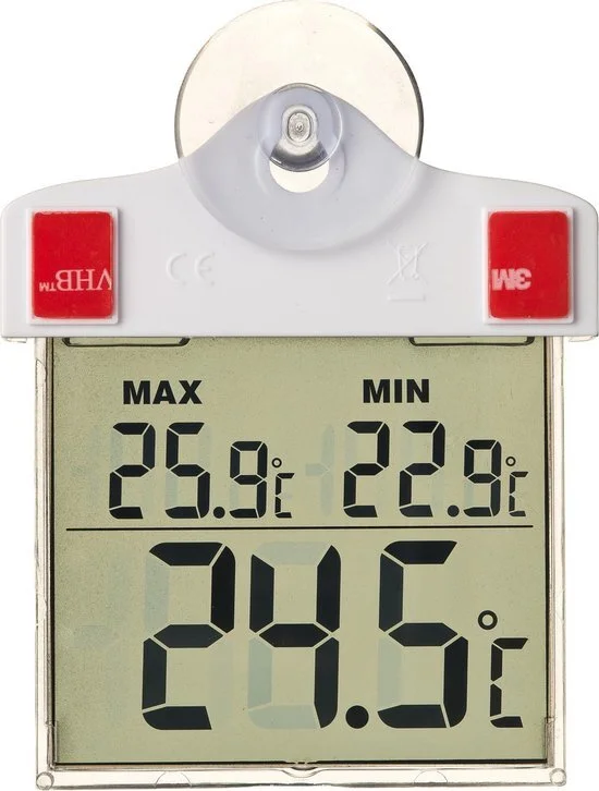 Nature raamthermometer digitaal