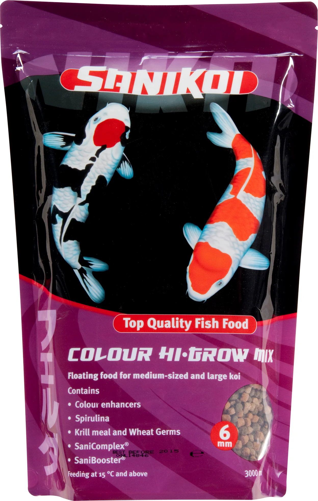 Velda visvoer Sanikoi Colour Hi-Grow 6 mm 3 L