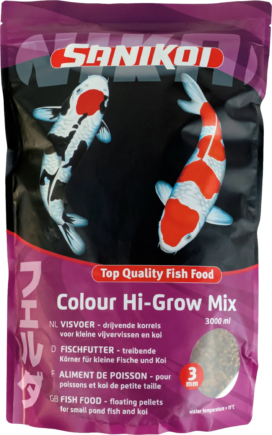 Velda visvoer Sanikoi Colour Hi-Grow 3 mm 3 L