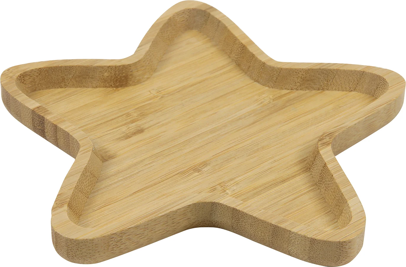 Serveerplank Ster naturel 15 x 15 x 1,5 cm