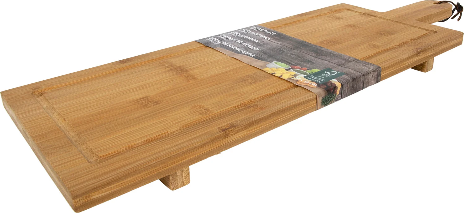 Serveerplank naturel 58 x 19 x 4 cm