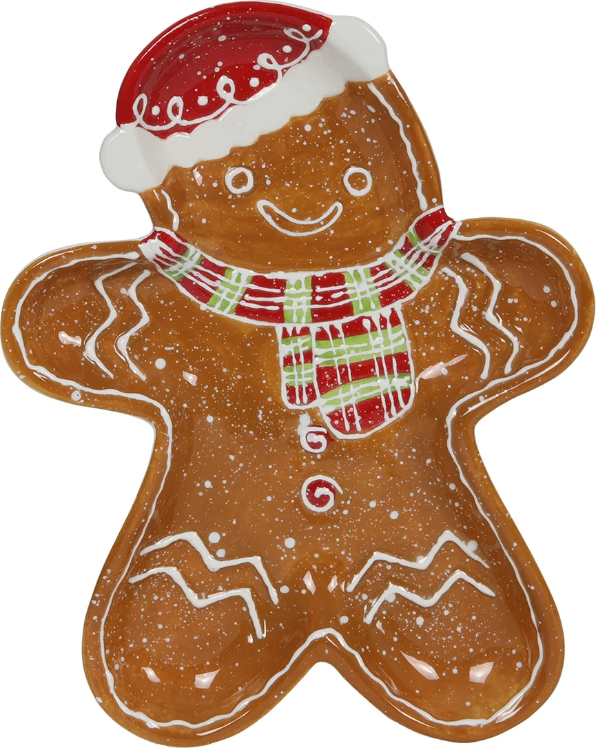 Serveerschaal Gingerbread bruin 23 x 17 x 2,3 cm