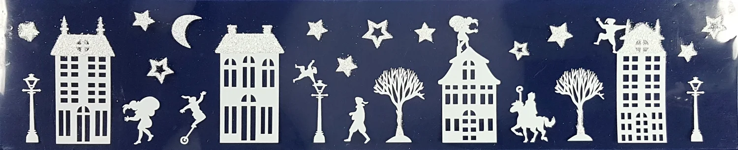 Peha Magic raamsticker Sinterklaas 58,5 x 0,1 x 12,5 cm