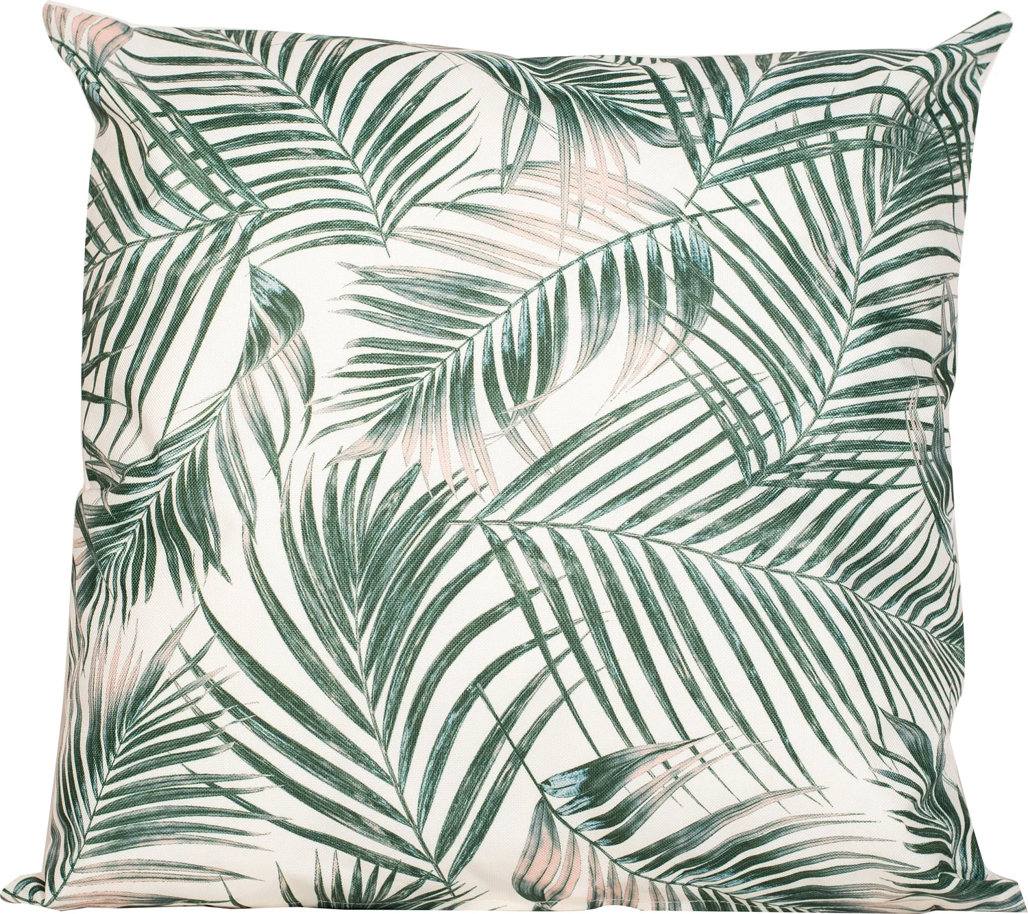 sierkussen palmblad groen 45 x 12 x 45 cm