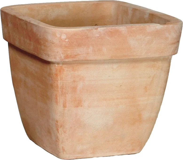 Mega Colections bloempot Whitewash terracotta D 29 H 25 cm