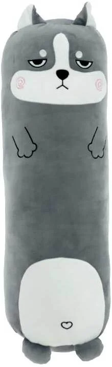 Unique Living knuffel Animal hond grijs H 60 cm