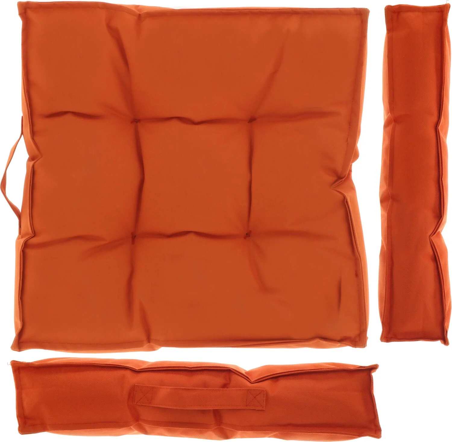 Unique Living zitkussen unique outdoor oranje 43 x 43 x 7 cm