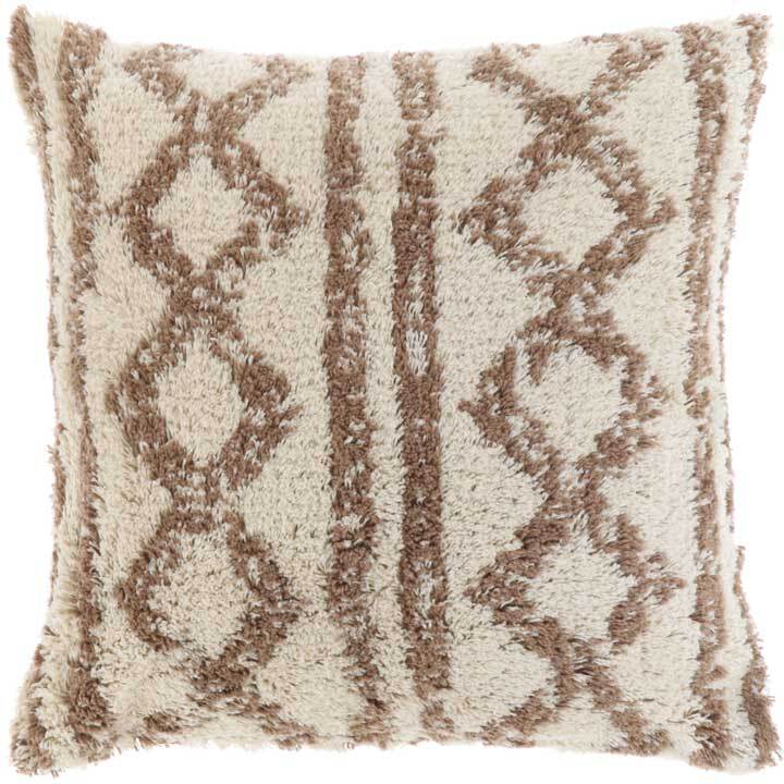 Unique Living sierkussen Elliot beige / bruin 45 x 45 cm