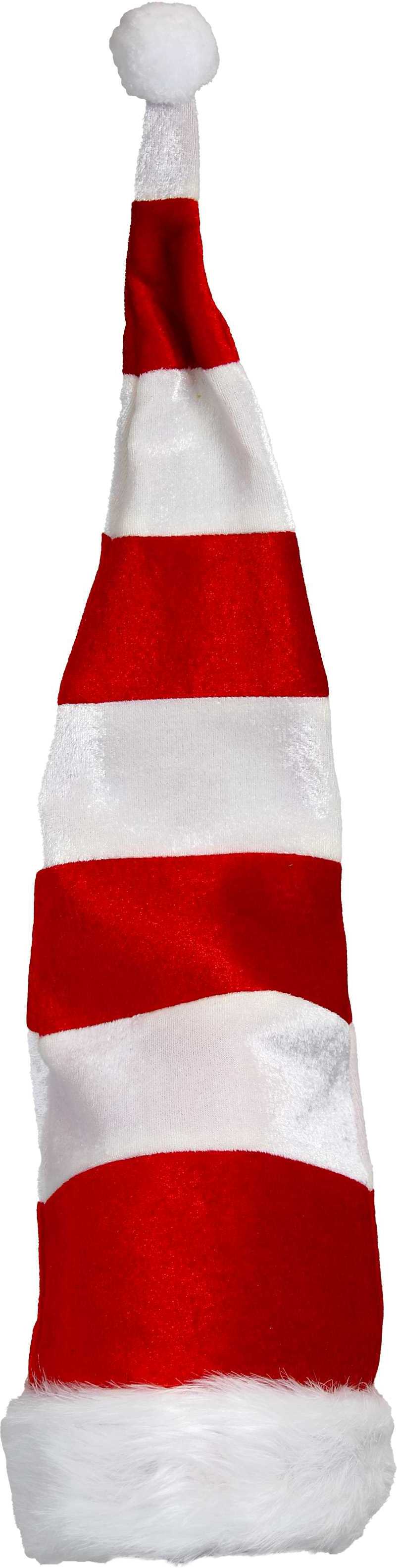 Unique Living kerstmuts Elfje rood / wit onesize