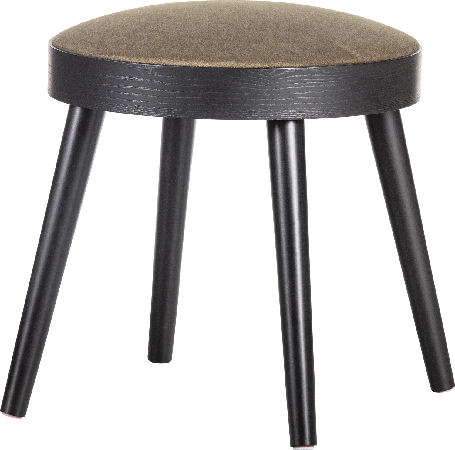 WOOOD kruk zwart D 38 H 38 cm