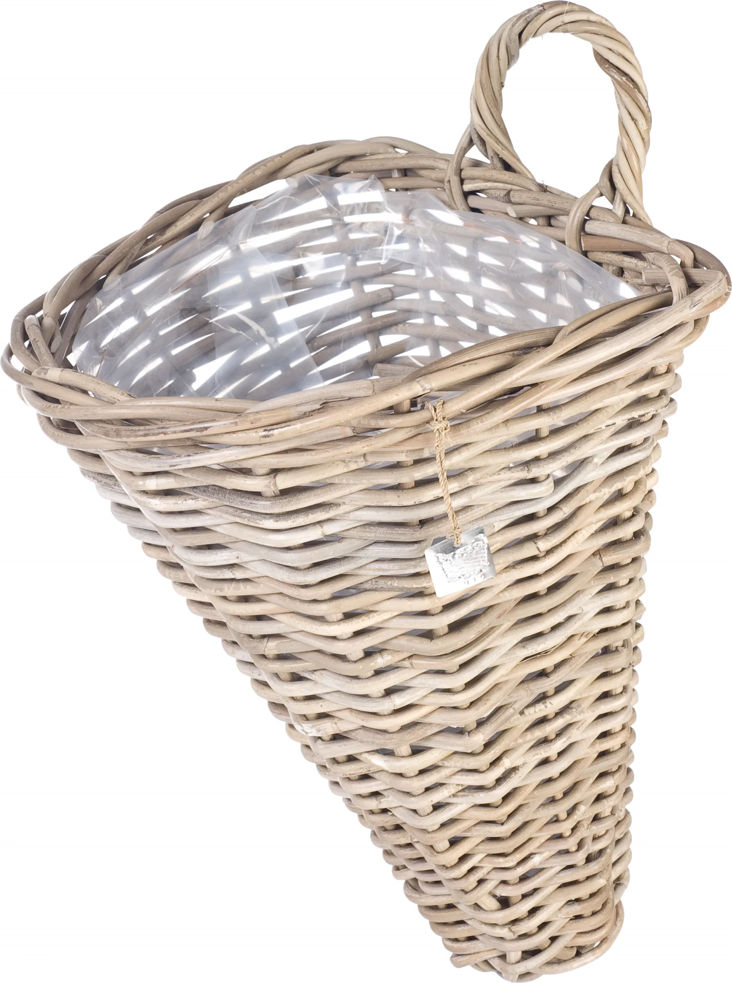 Van der Leeden wandhanger rotan 25 x 22 x 32 cm