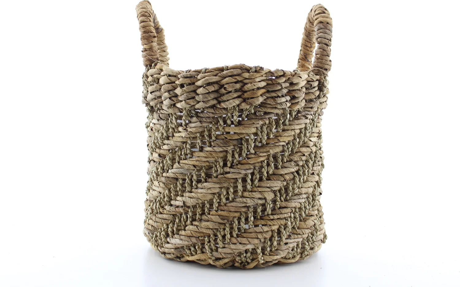 Van der Leeden plantenmand Abaca naturel D 30 H 30 cm