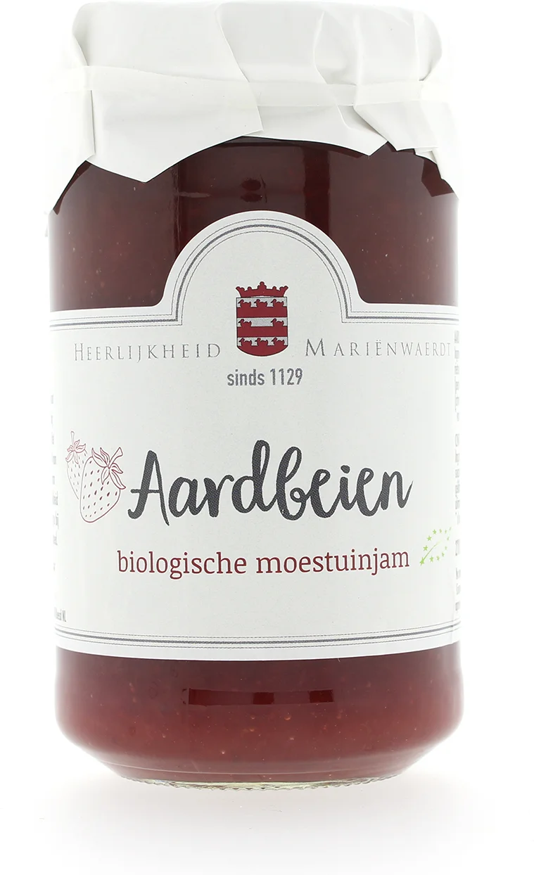 Mariënwaerdt bio moestuinjam aarbeien 270 g