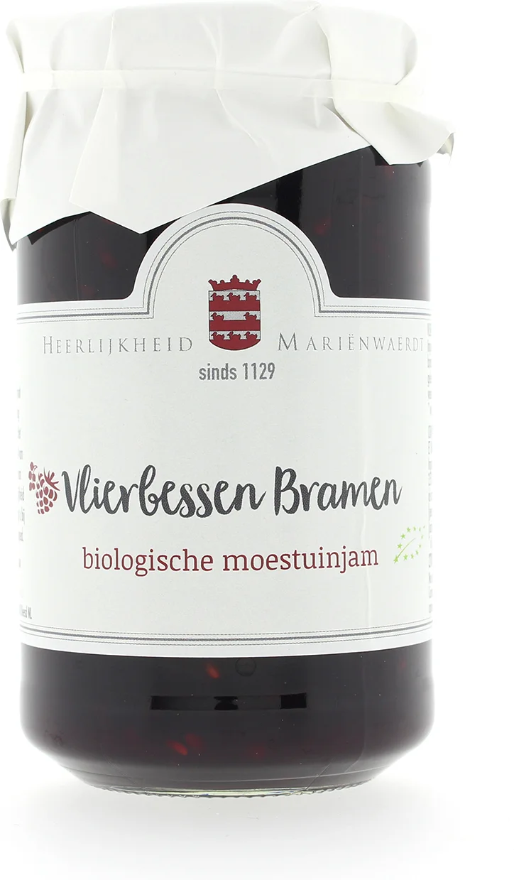 Mariënwaerdt bio moestuinjam vlierbessen bramen 270 g