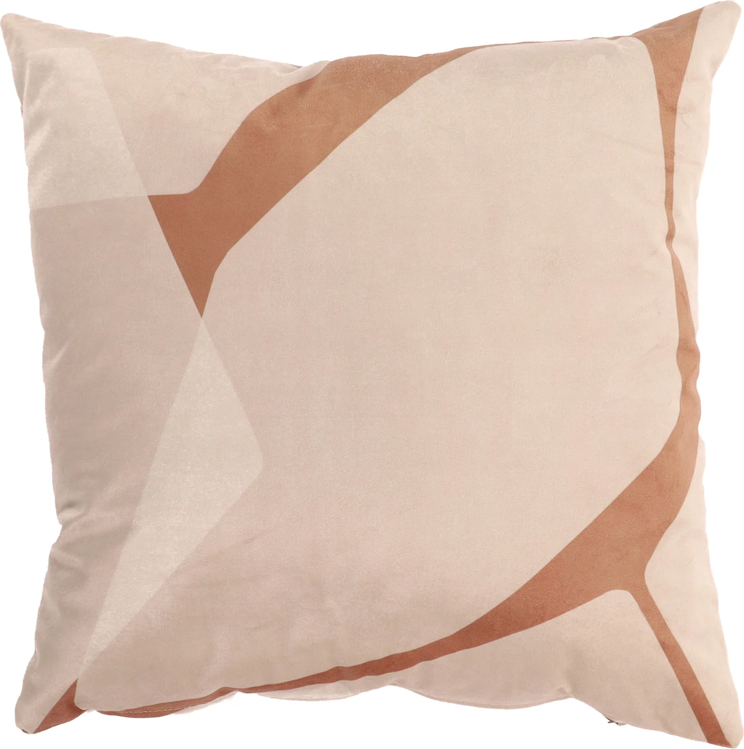 Sierkussen Abstract beige 45 x 45 x 10 cm