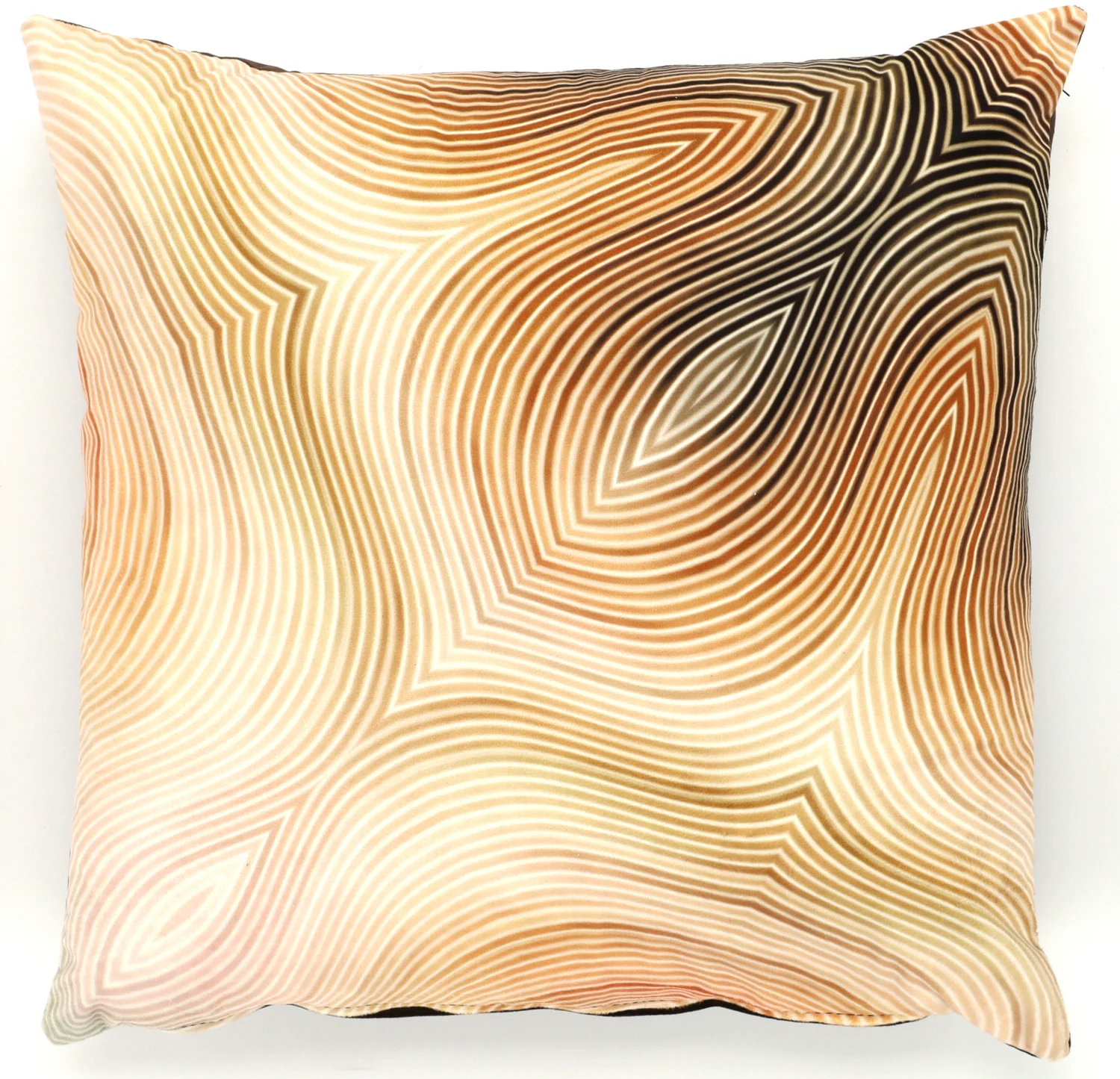 Sierkussen Lott wit / beige / bruin 45 x 45 x 10 cm