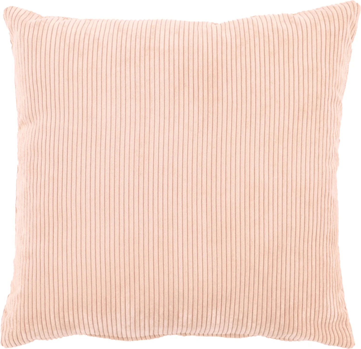 Sierkussen Rib roze 45 x 45 cm