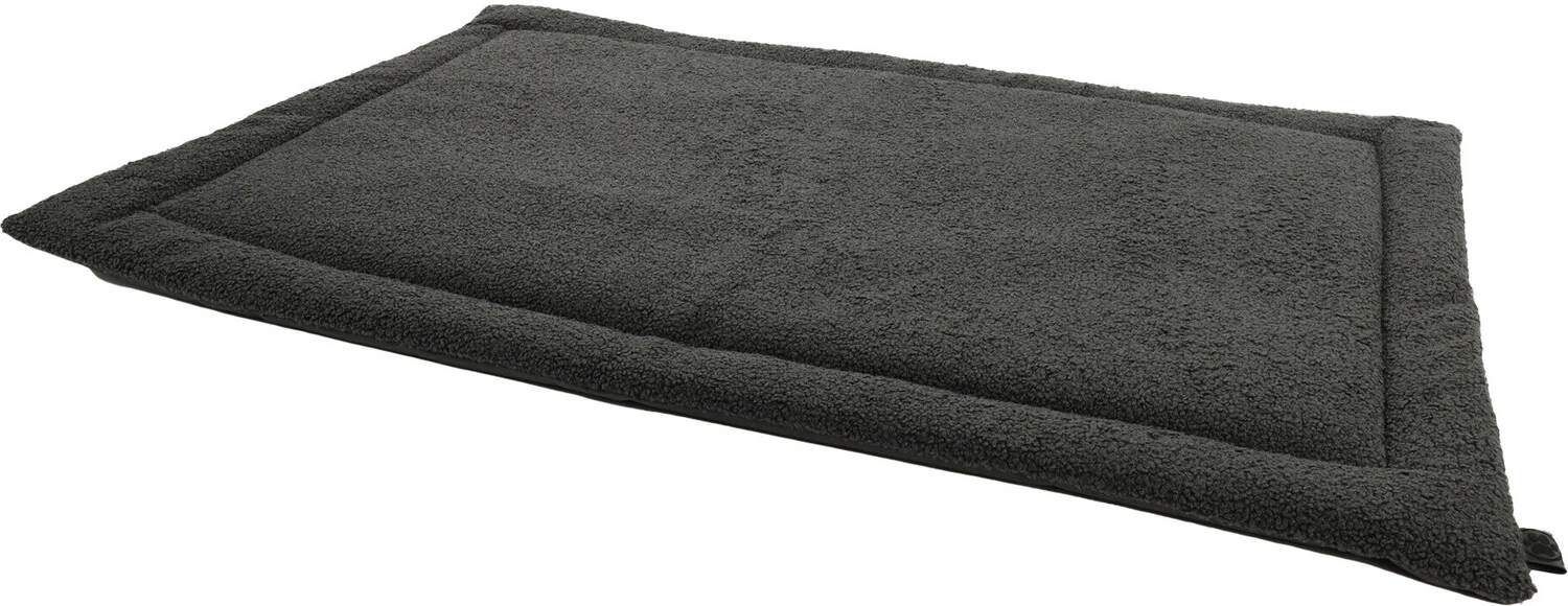 Overseas Petlife benchkussen Teddy antraciet 110 x 70 x 2 cm