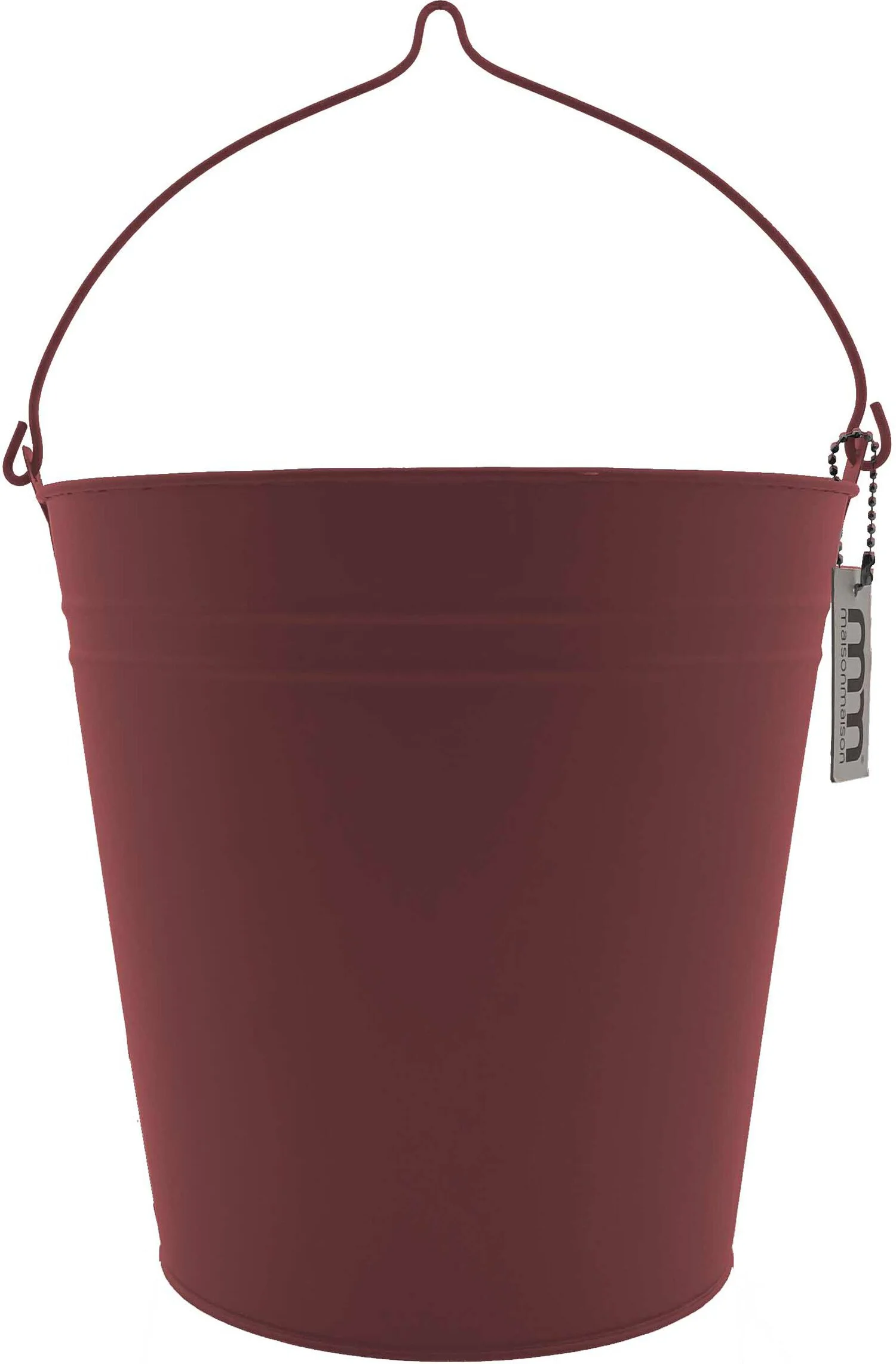 Maison Maison plantenemmer rood D 23 H 22 cm