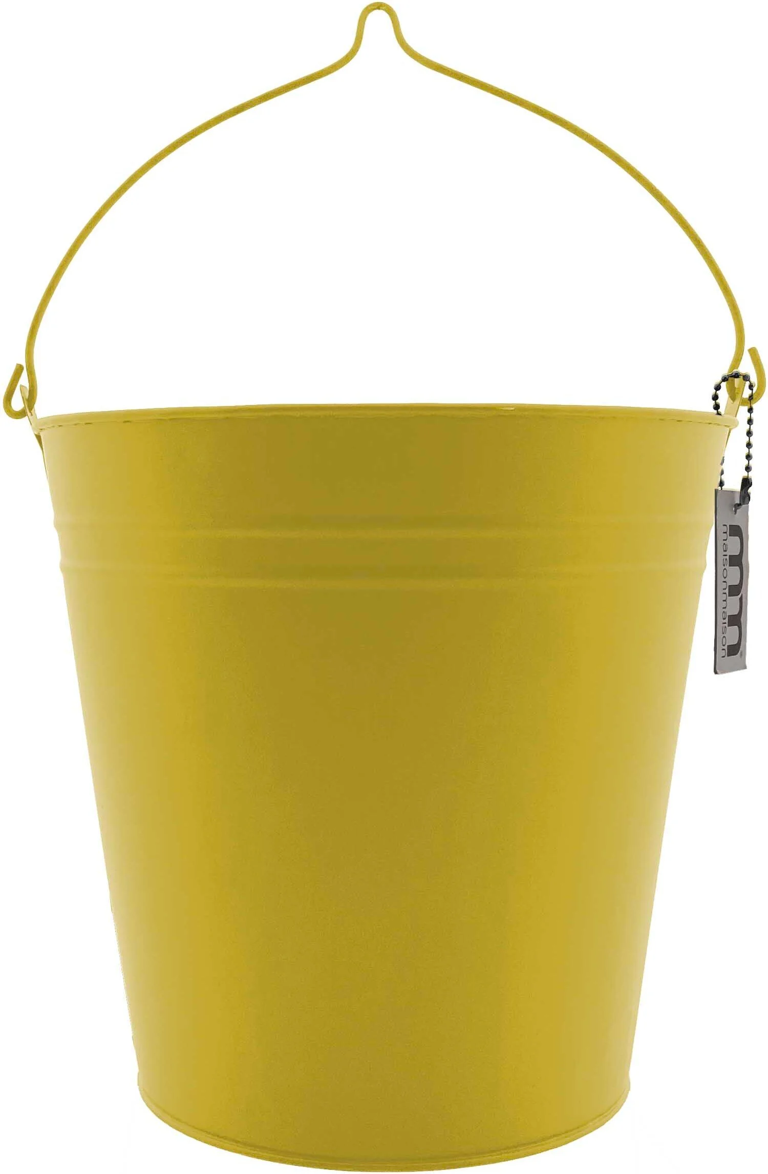 Maison Maison plantenemmer geel D 23 H 22 cm