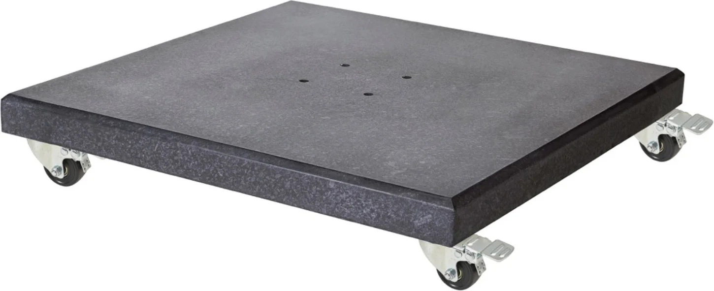 Parasolvoet Modena zwart 120 kg 80 x 80 x 15,5 cm