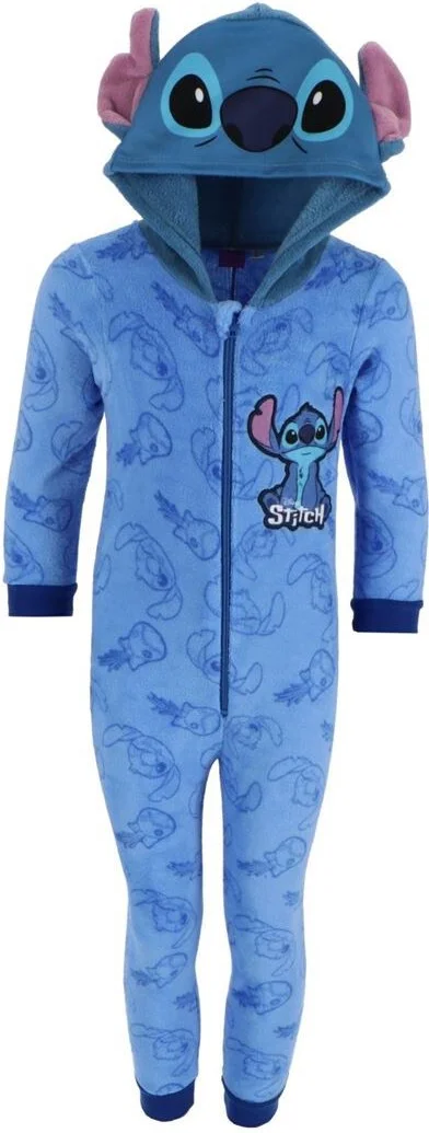 Noxxiez onesie blauw stitch 98/104