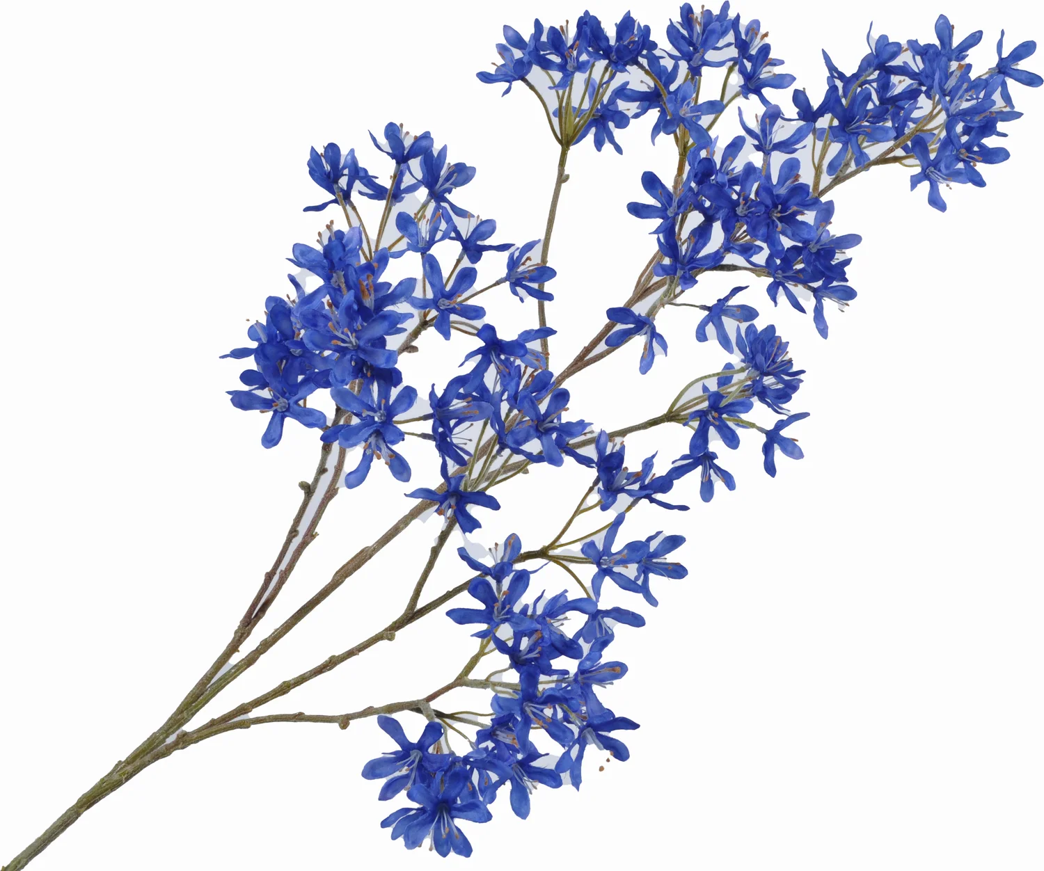 Silk-ka kunstbloem Klokjesbloem donkerblauw 113 cm