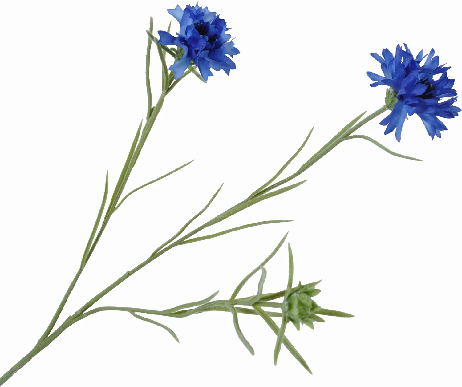 Silk-ka kunstbloem Wilde Korenbloem blauw 65 cm