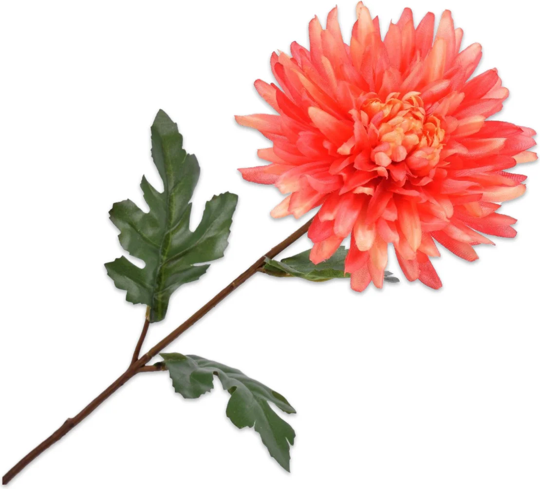 Silk-Ka kunstbloem Dahlia roze 62 cm