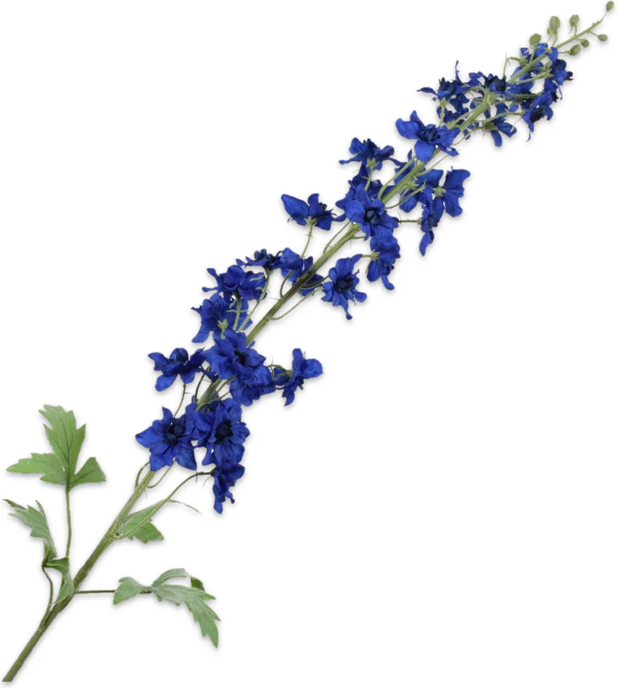 Silk-ka kunstbloem Ridderspoor blauw 127 cm