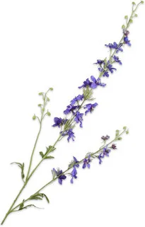 Silk-ka kunstbloem Ridderspoor blauw 122 cm