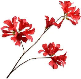 Silk-ka kunstbloem Mandevilla rood 86 cm