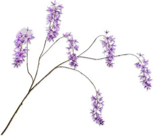 Silk-ka kunstbloem Blauwe regen paars 133 cm