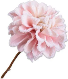 Silk-ka kunstbloem Dahlia roze 55 cm