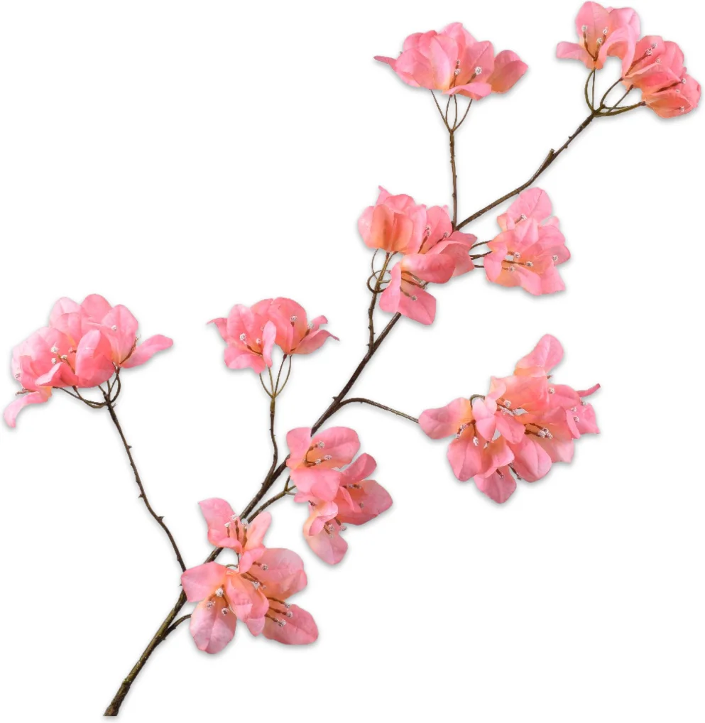 Silk-ka kunstbloem Bougainville roze 120 cm