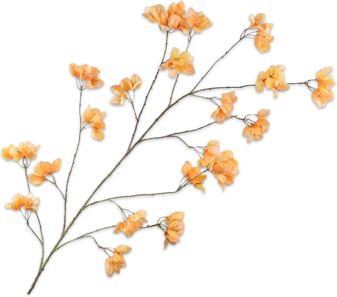 Silk-ka kunstbloem Bougainvillea geel 168 cm