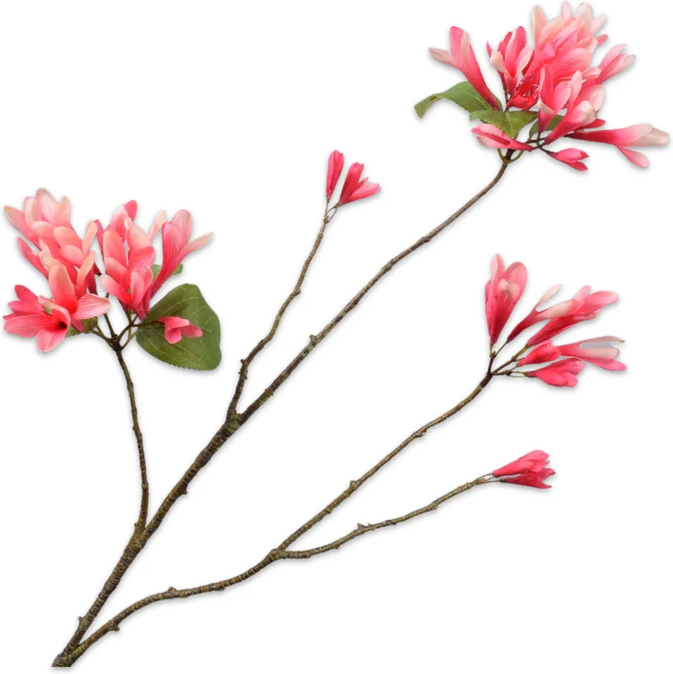 Silk-ka kunstbloem Kamperfoelie roze 74 cm