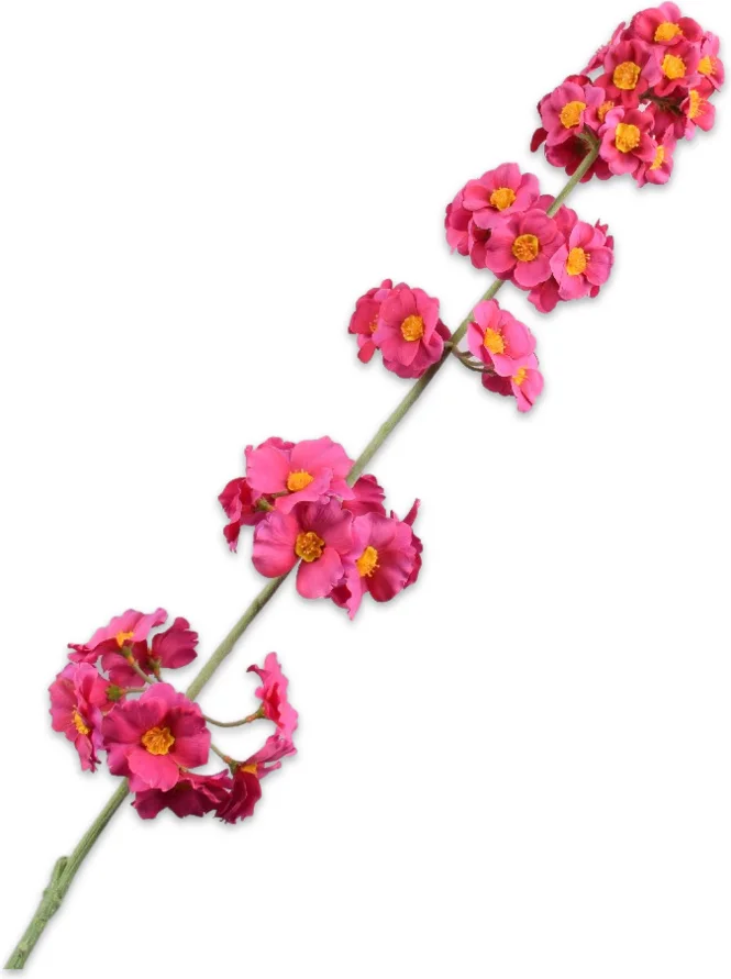 Silk-ka kunstbloem Primula paars 110 cm