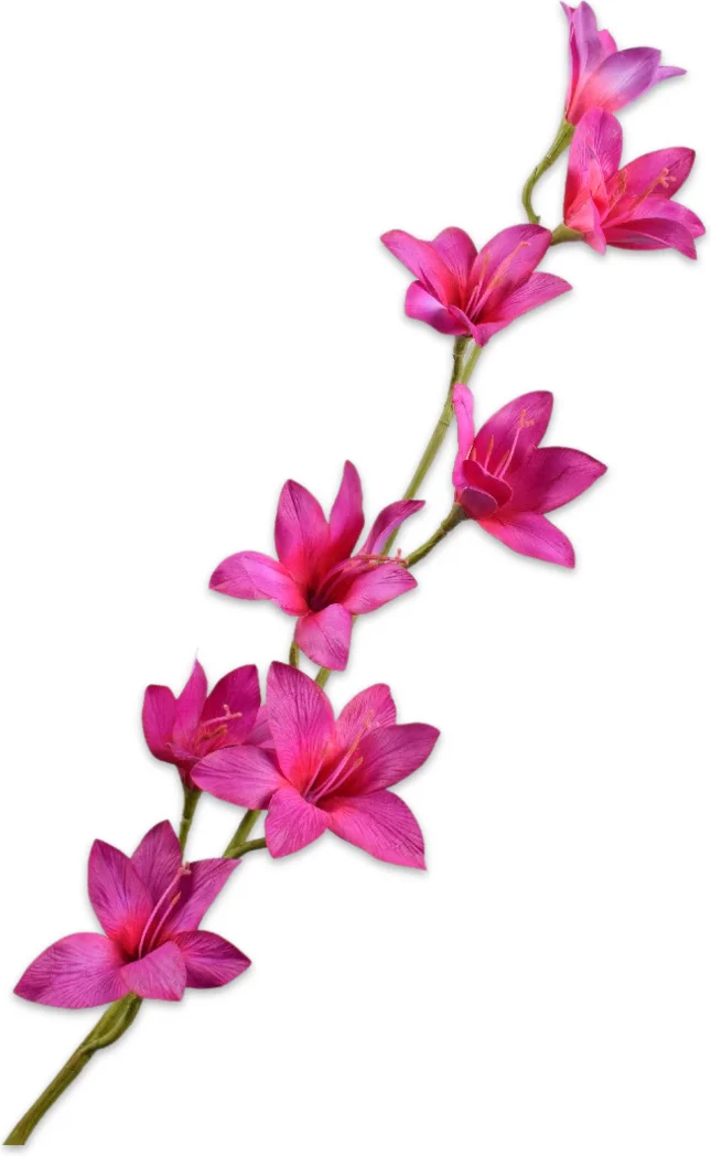 Silk-ka kunstbloem Gladiool paars 94 cm