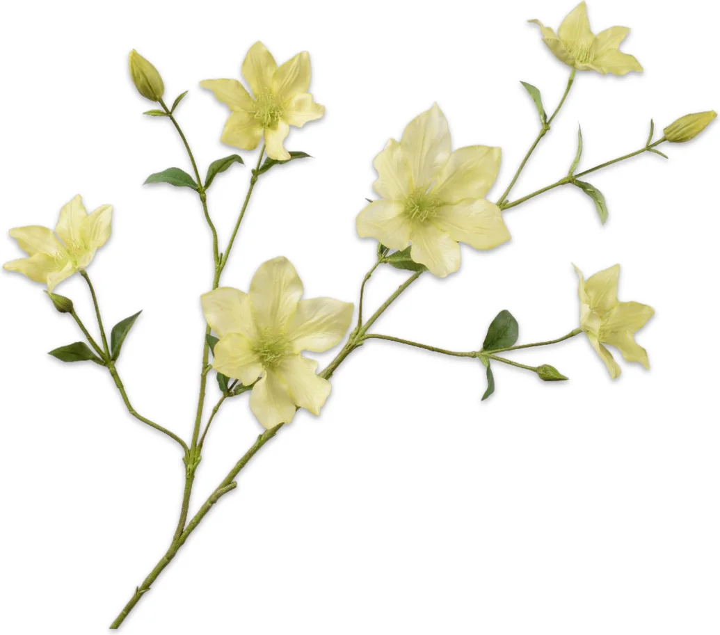 Silk-ka kunstbloem Bosrank geel 94 cm