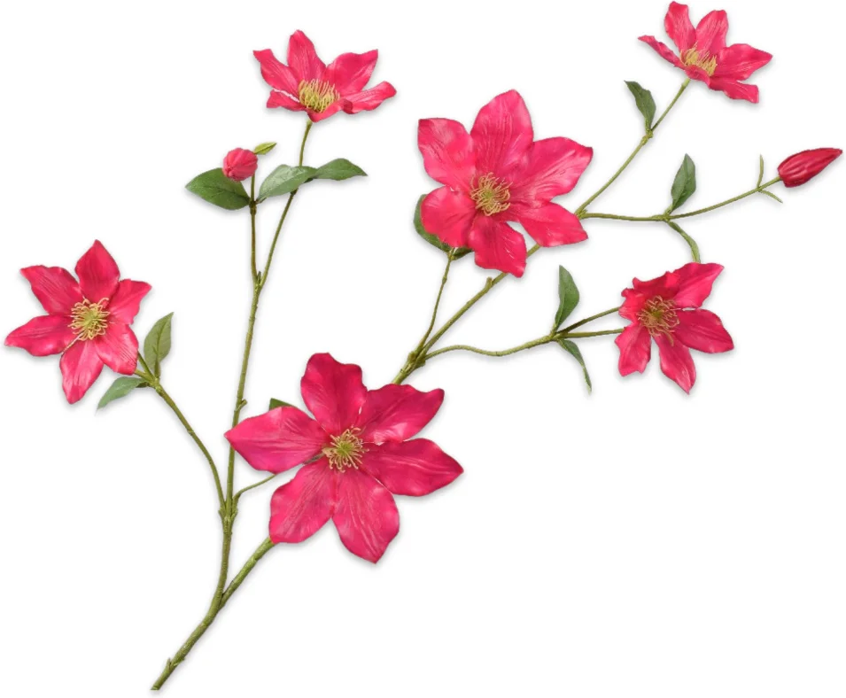 Silk-ka kunstbloem Bosrank roze 94 cm