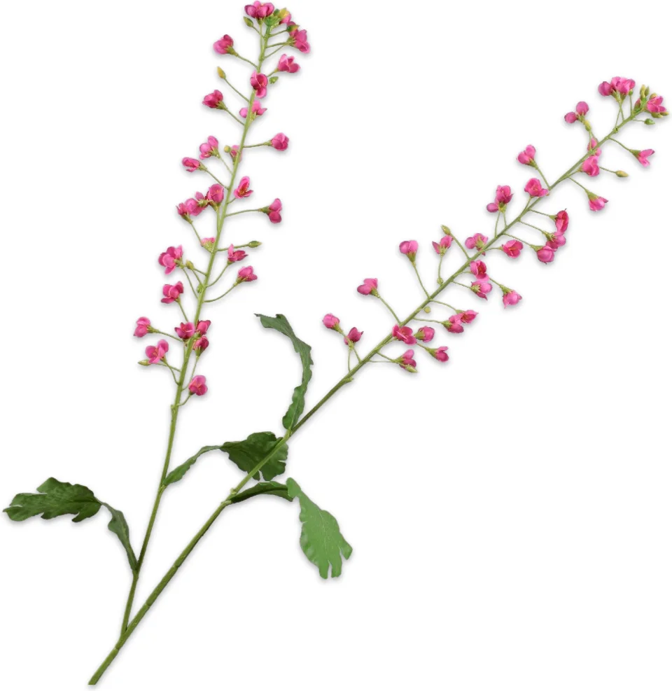 Silk-ka kunstbloem Primula paars 85 cm