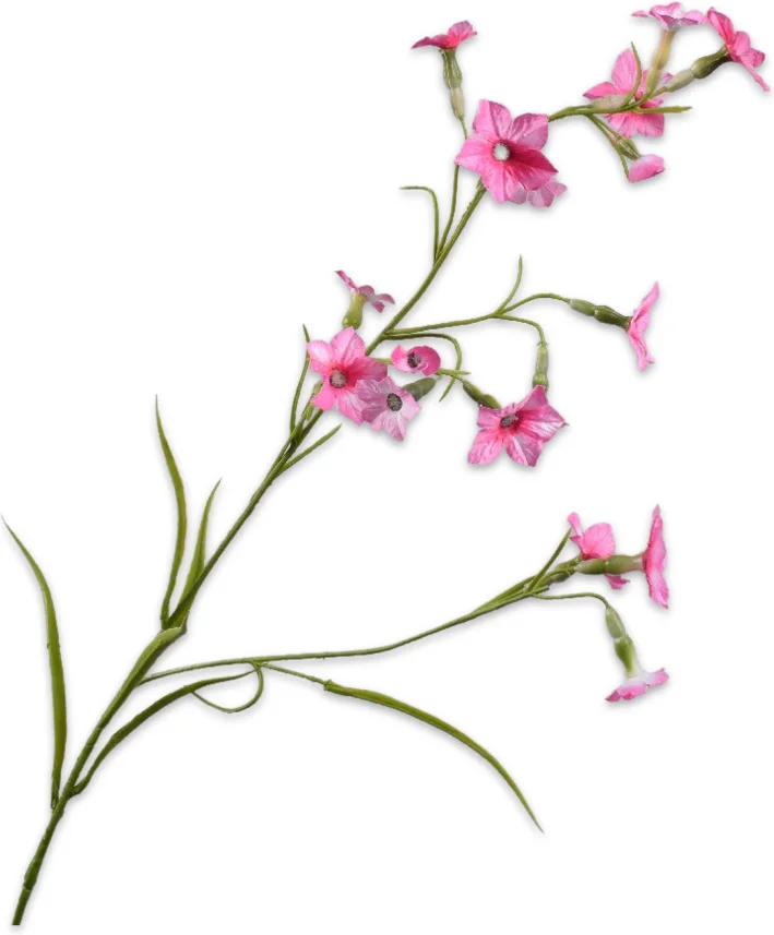 Silk-ka kunstbloem Engelentrompet lichtroze 78 cm