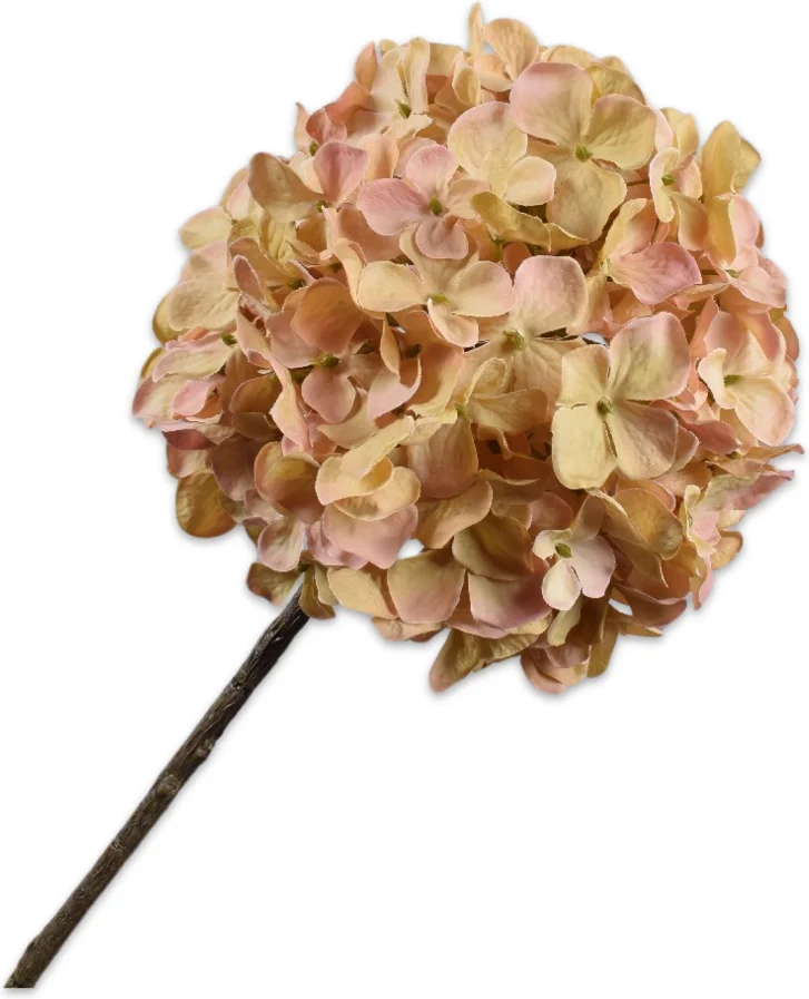 Silk-ka kunstbloem Hortensia roze 70 cm