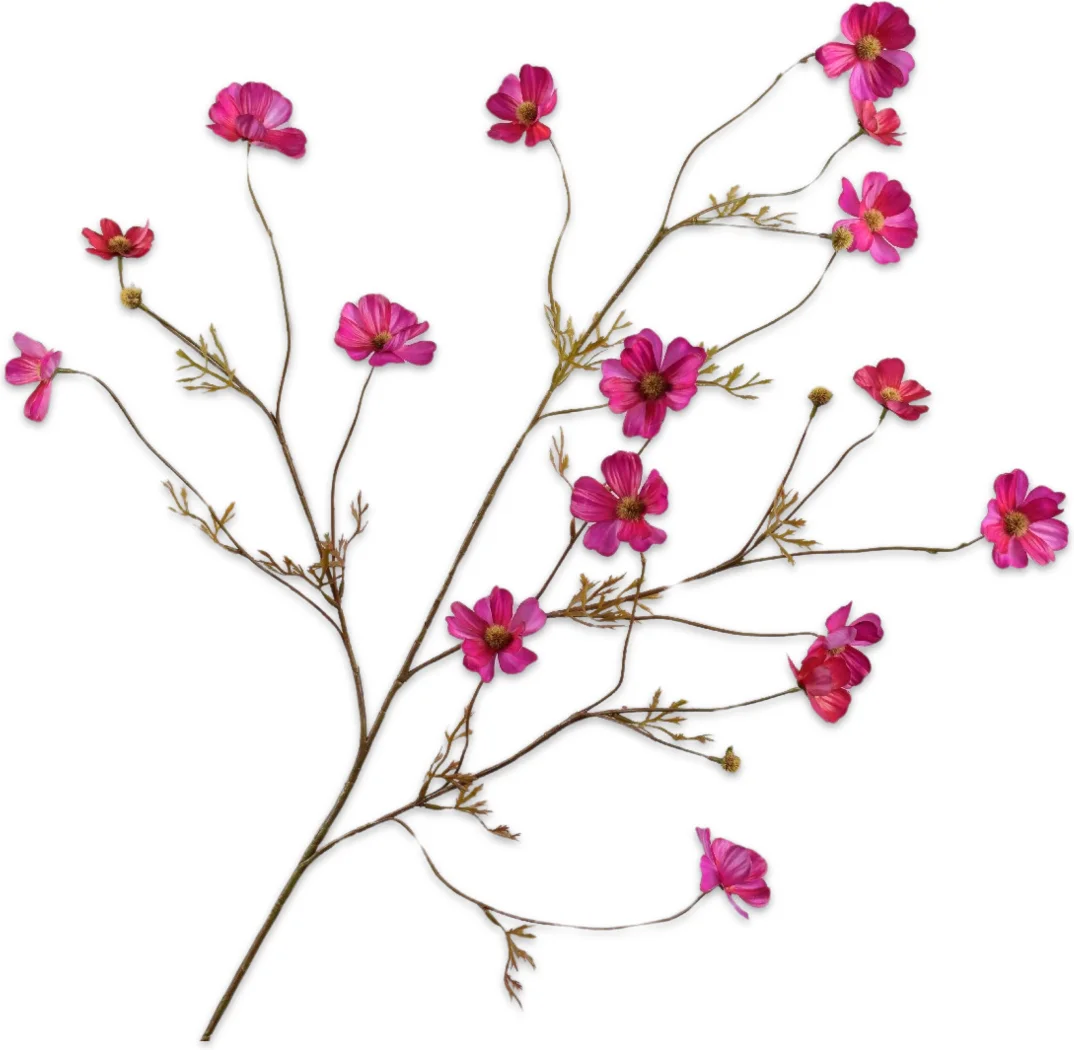 Silk-ka kunstbloem Cosmea paars 104 cm