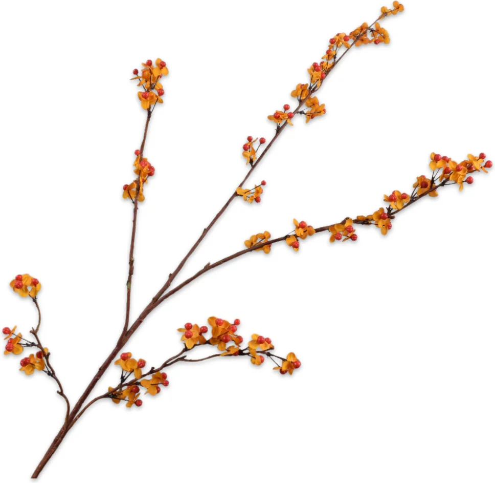 Silk-ka kunstbloem Celastrus oranje 109 cm