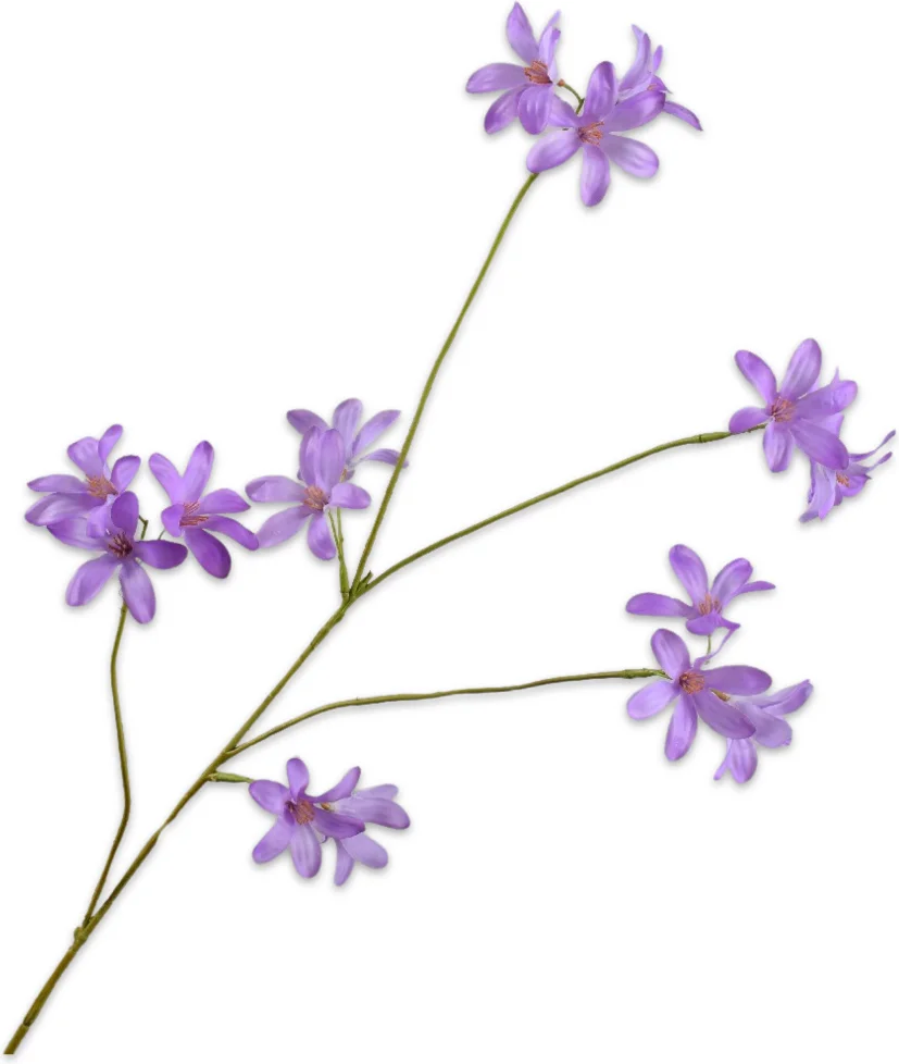 Silk-ka kunstbloem Hyacint paars 79 cm