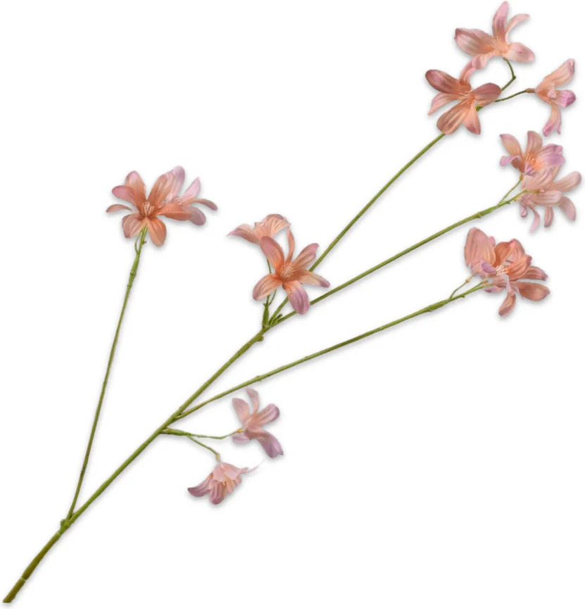 Silk-ka kunstbloem Hyacint roze 79 cm